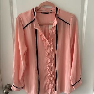 Blouse, salmon color, Medium
